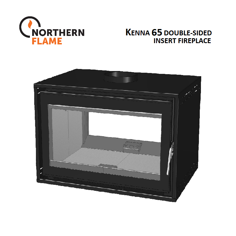 Northern Flame Kenna 65 Double Sided Built-in Fireplace