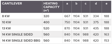 Infiniti Fire Cantilever Freestanding Fireplace