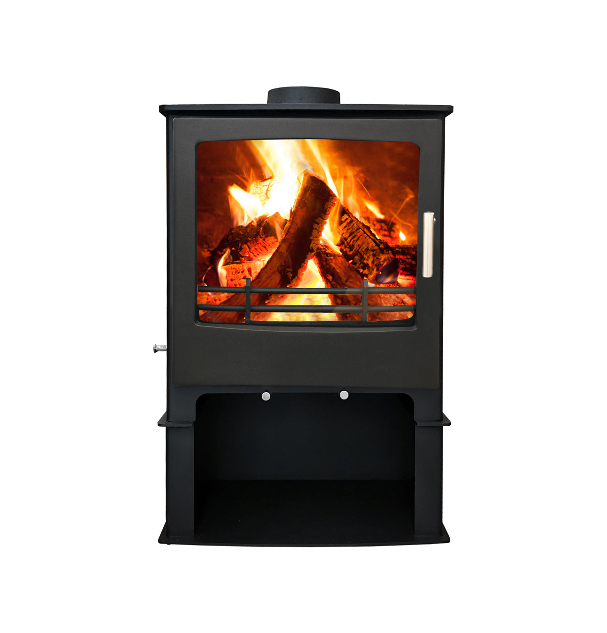 Sentinel Ottawa Square 8 with Log Stand Freestanding Fireplace