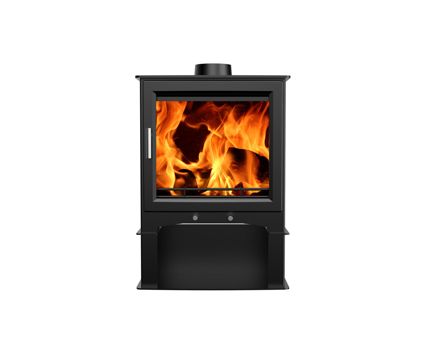 Sentinel Ottawa Square 9 with Log Stand Freestanding Fireplace