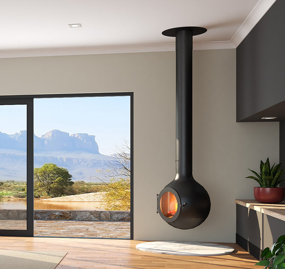 Signi Globe Suspended Fireplace