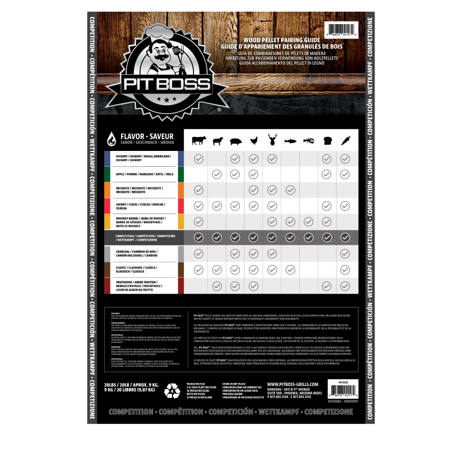 Z-Grills Pit Boss Competition Blend Hardwood Pellets