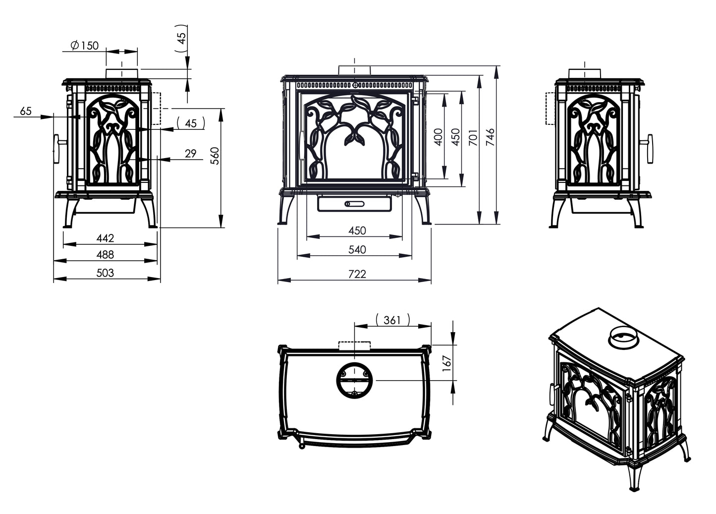 Nordflam Arica Fireplace