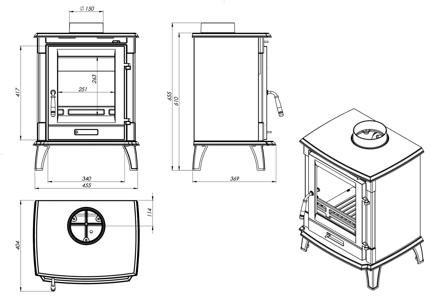 Nordflam Erino Fireplace
