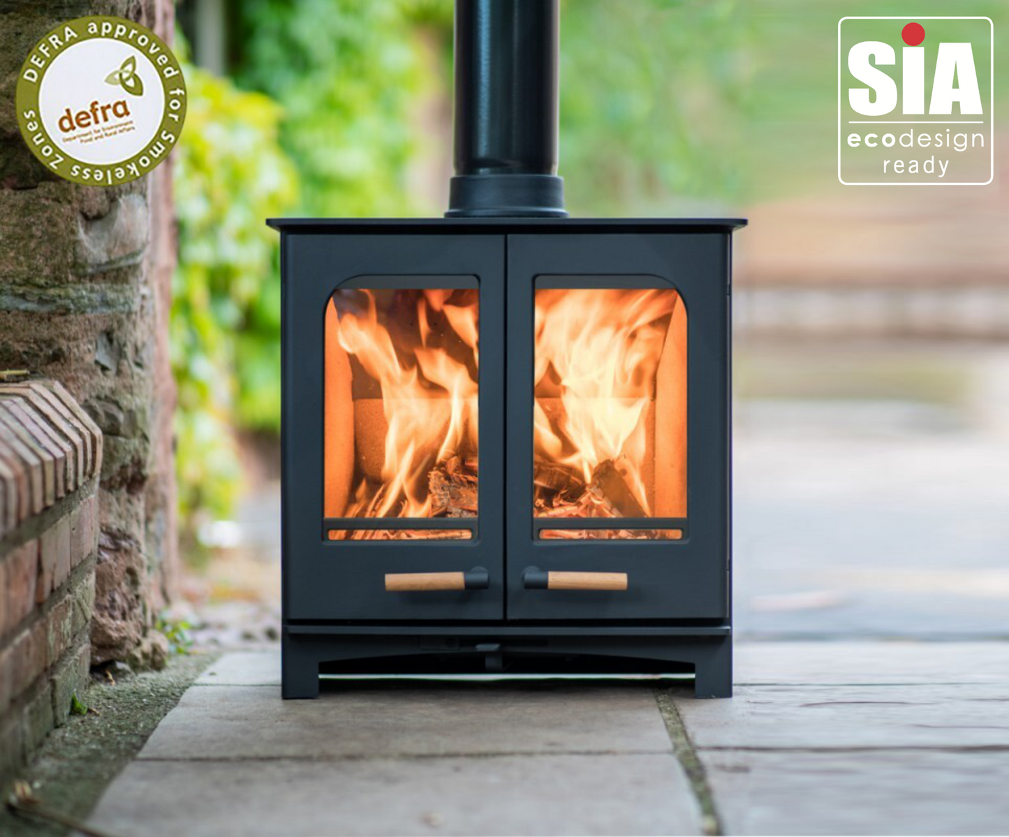 Northern Flame Panoramic Twin Door Fireplace