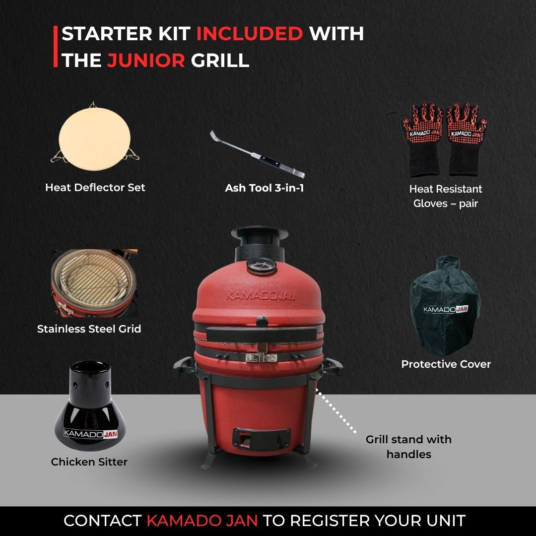 Kamado Jan Gen 4 JNR Ember Red