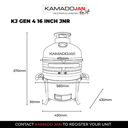 Kamado Jan Gen 4 JNR Graphite