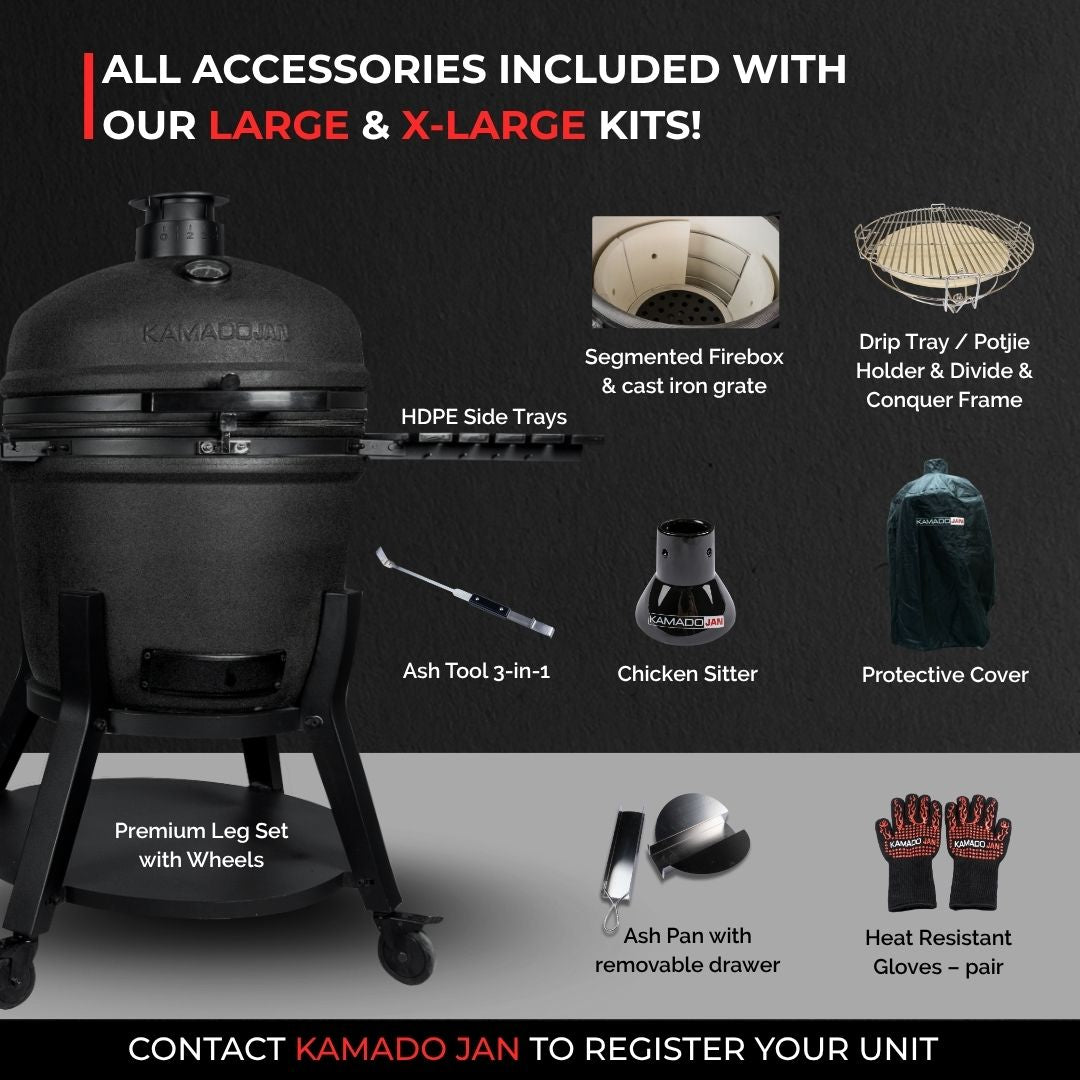 Kamado Jan Gen 4 X-Large Graphite