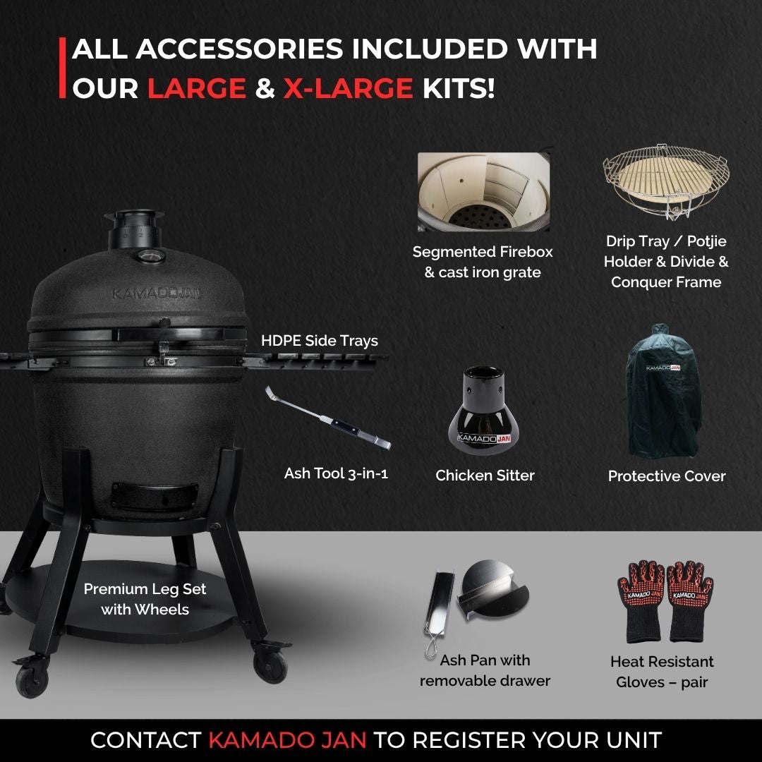 Kamado Jan Gen 4 Large Graphite