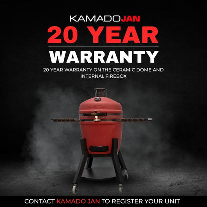 Kamado Jan Gen 4 Large Ember Red