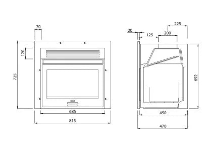 Dovre 2100S Fireplace