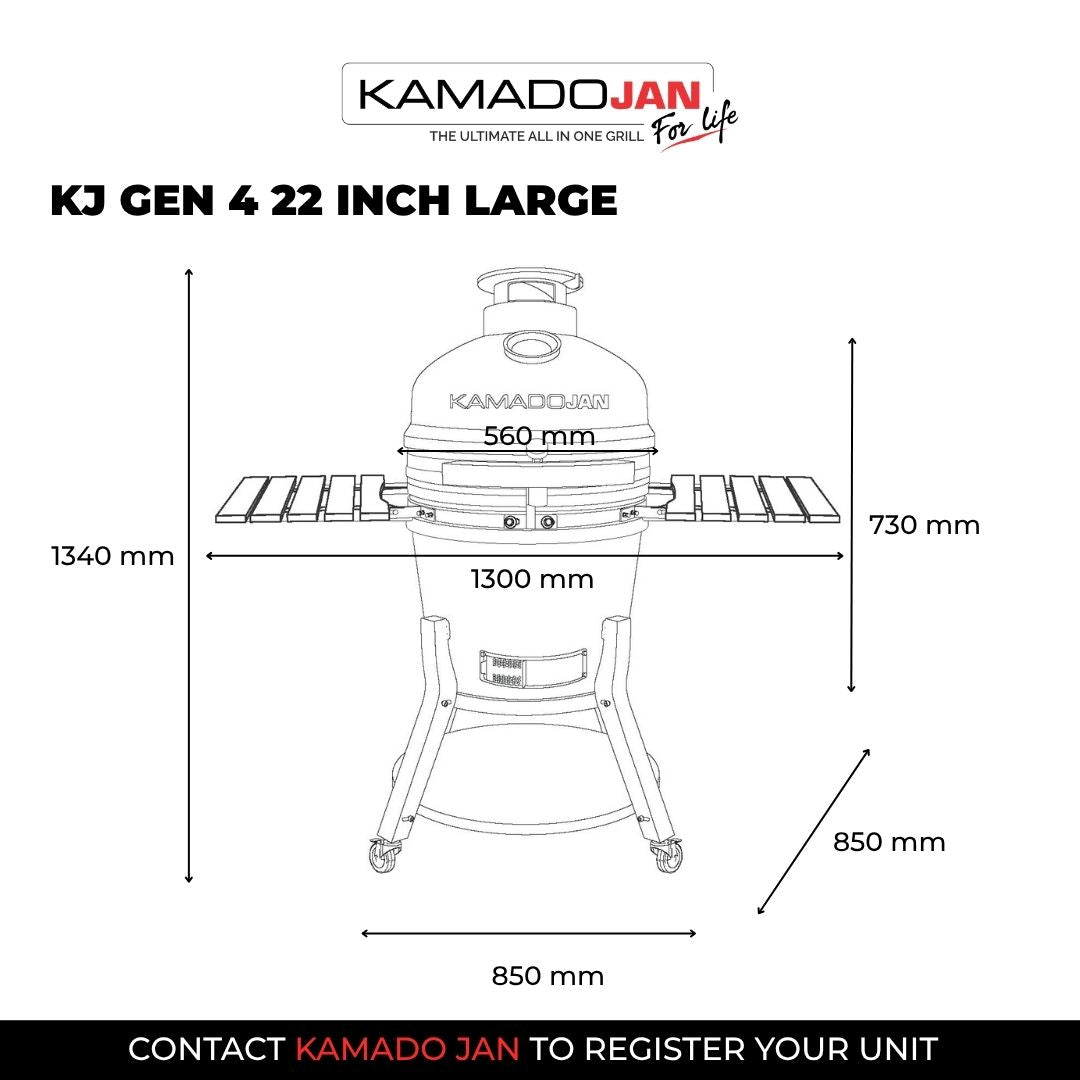 Kamado Jan Gen 4 Large Bok Green