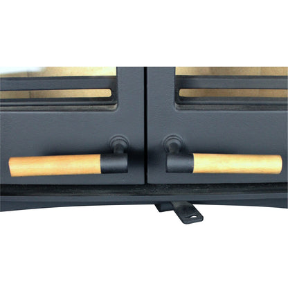 Northern Flame Panoramic Twin Door Fireplace