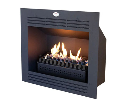 Firebox Vent Free Gas Built-in Model 940 Mild Steel Facade with Coal Grate
