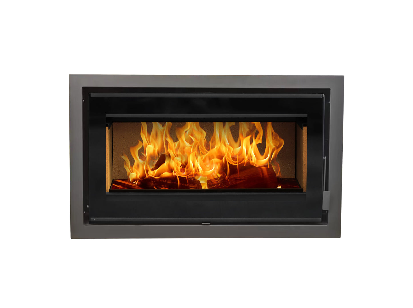 Flamm 950 Built-In Fireplace and Trimplate