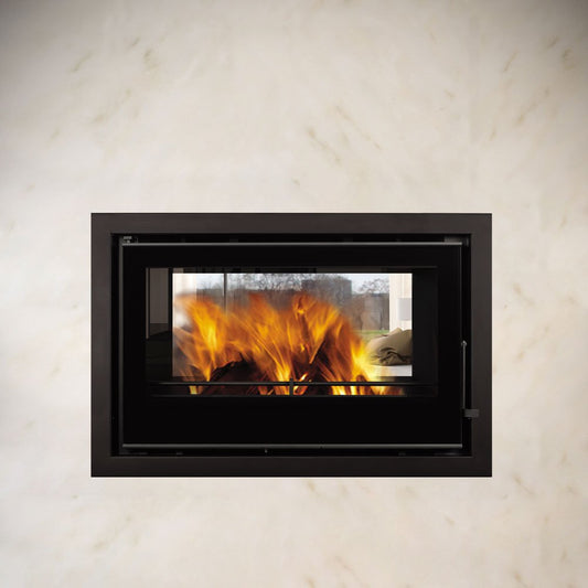Calore C&A Chama Cristal 98 D Insert Wood Fireplace