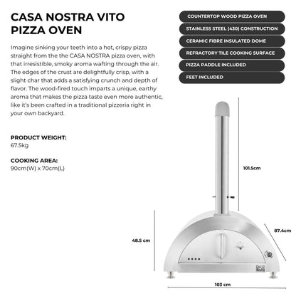 Calore Casa Nostra Vito Pizza Oven