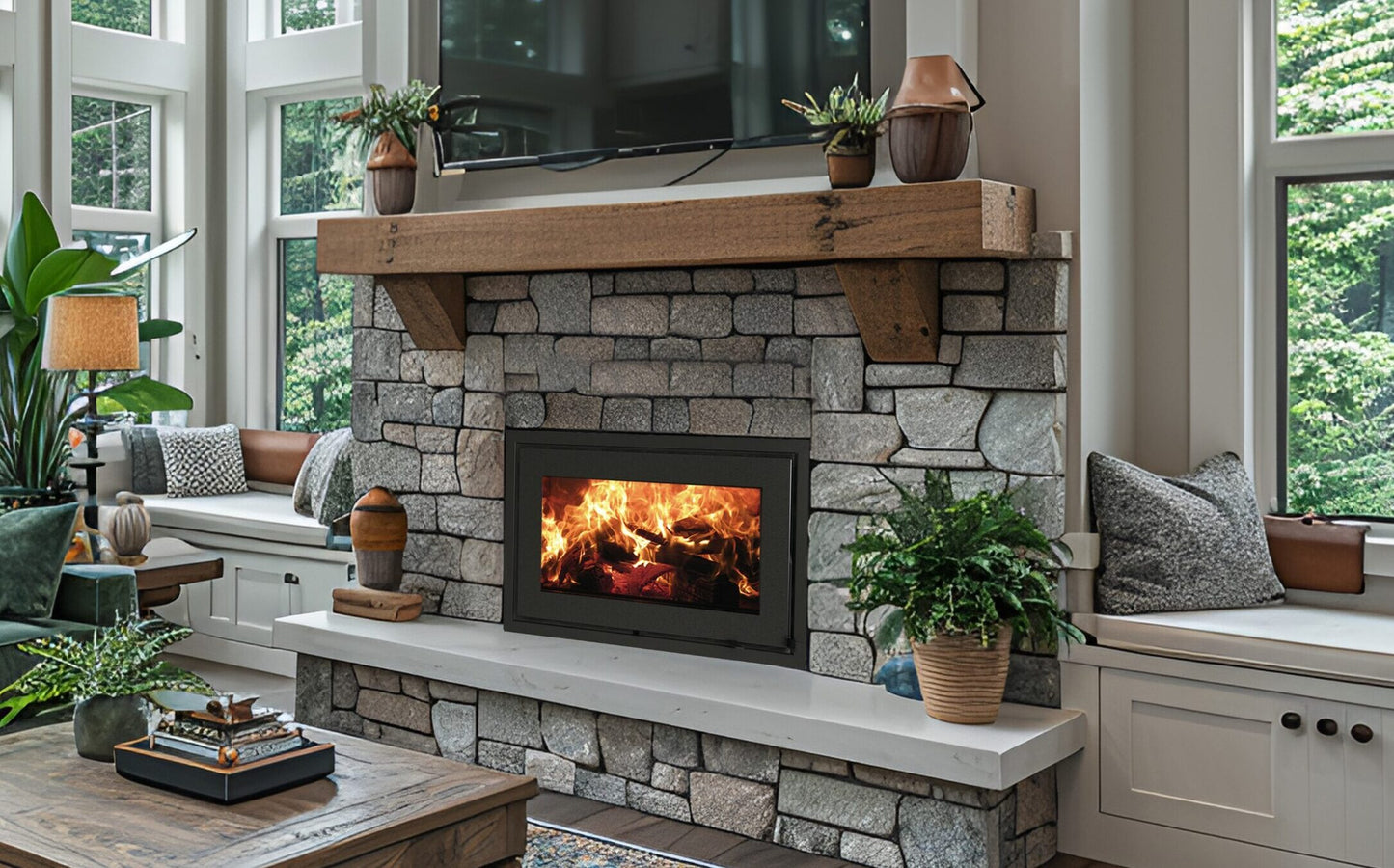 Canature Taurus P3F Single Sided Insert Fireplace