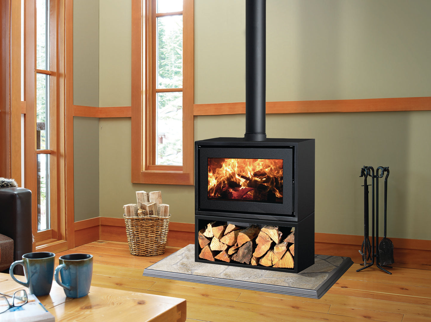 Canature Taurus P3F Freestanding Fireplace