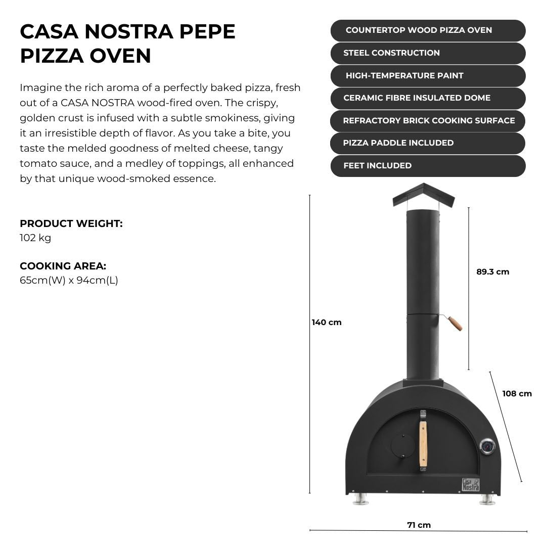 Calore Casa Nostra Pepe Pizza Oven