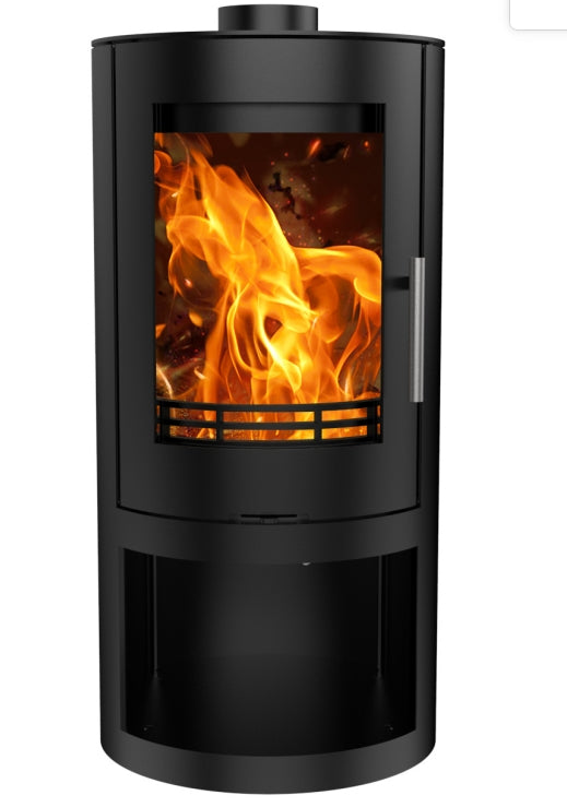 Sentinel Ottawa Cylindrical Freestanding Fireplace