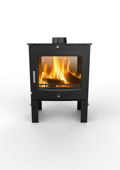 Sentinel Ottawa DS Tunnel Double Sided with Log Stand Freestanding Fireplace