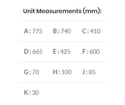 Firebox Vent Free Gas Built-in Model 740 Mild Steel Facade & Coal Grate