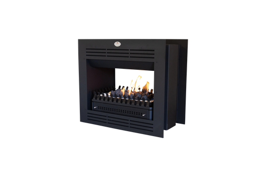 Firebox Vent Free Double Sided Model 940 Mild Steel Facade with Coal Grate