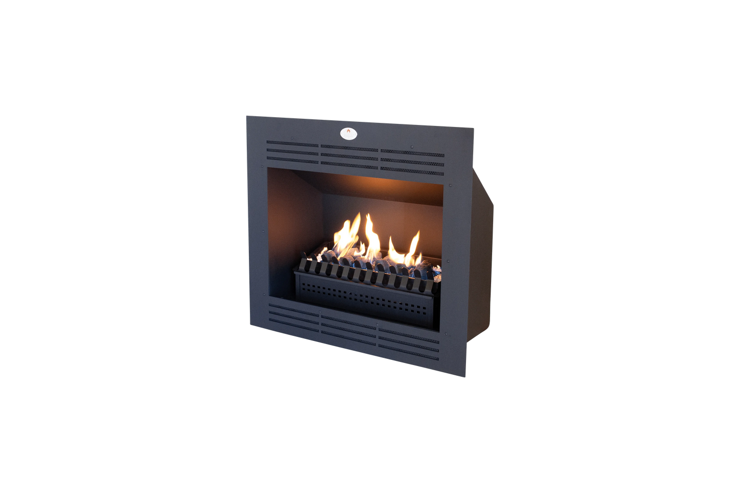 Firebox Vent Free Gas Built-in Model 940 Mild Steel Facade with Coal Grate