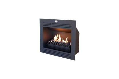 Firebox Vent Free Gas Built-in Model 940 Mild Steel Facade with Coal Grate
