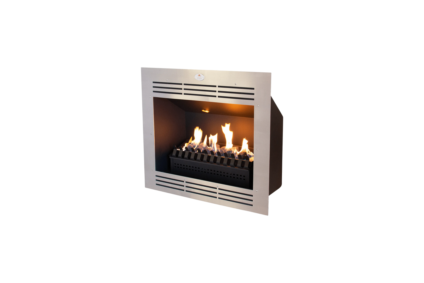 Firebox Vent Free Gas Built-in Model 940 Stainless Steel Facade with Coal Grate