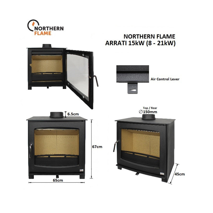 Northern Flame Arrati Fireplace