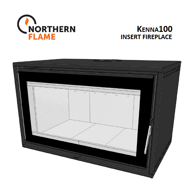 Northern Flame Kenna 100 Built-in Fireplace