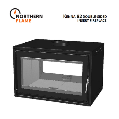Northern Flame Kenna 82 Double Sided Built-in Fireplace