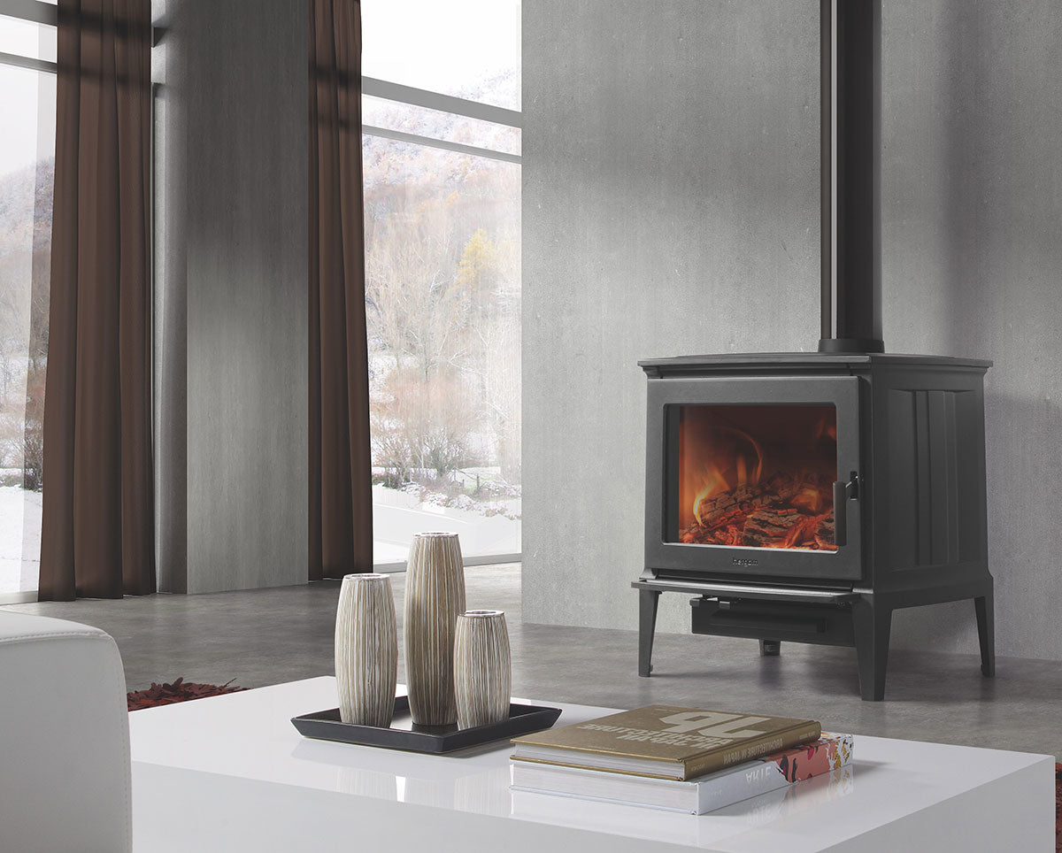 Hergom E-30 L Freestanding Fireplace