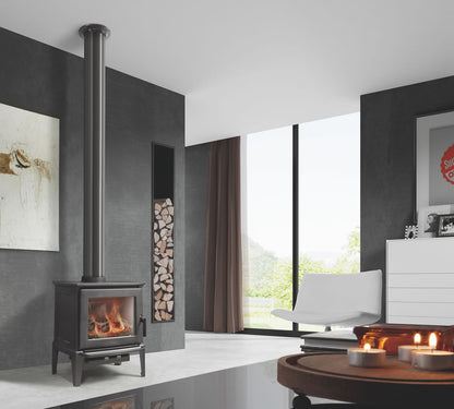 Hergom E-30S Freestanding Fireplace