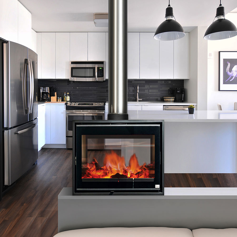 Northern Flame Kenna 65 Double-sided Ledge Fireplace