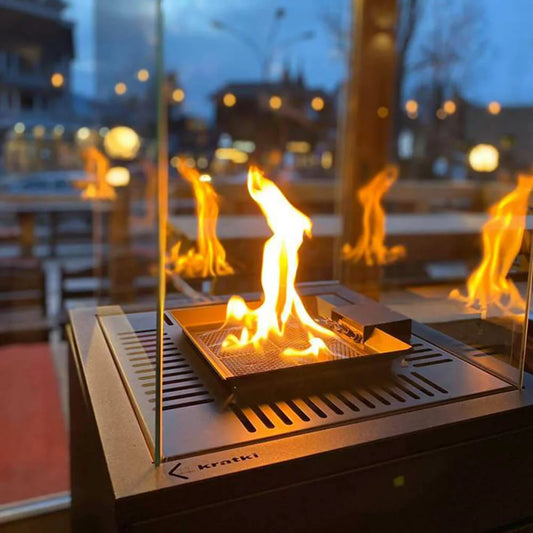 Kratki Patio M Open Gas Fireplace