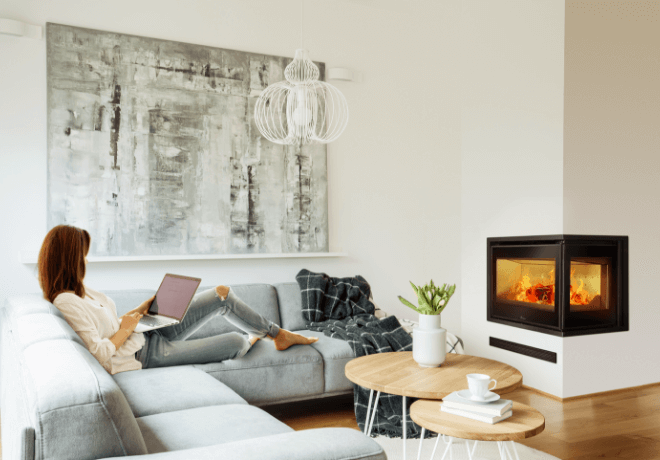 Lacunza Adour 800 Built In Fireplace