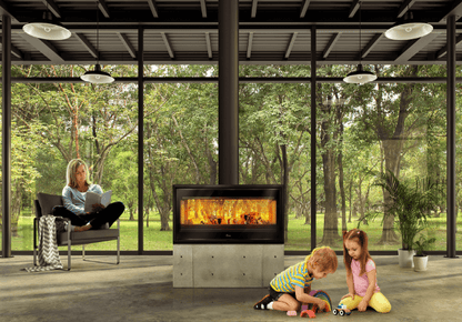 Lacunza Verona 1000 Double Sided Fireplace