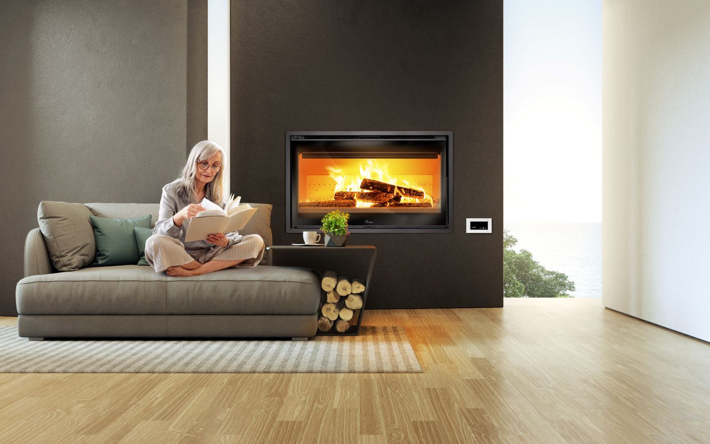 Lacunza Loire Built In Fireplace