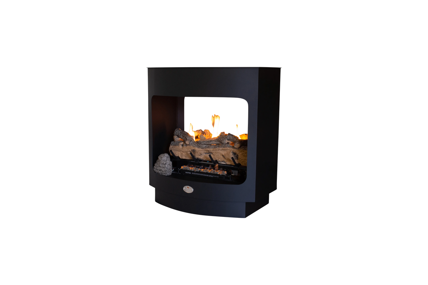 Maluti Gas Firebox Double Sided Freestanding Model 760 with Log Set
