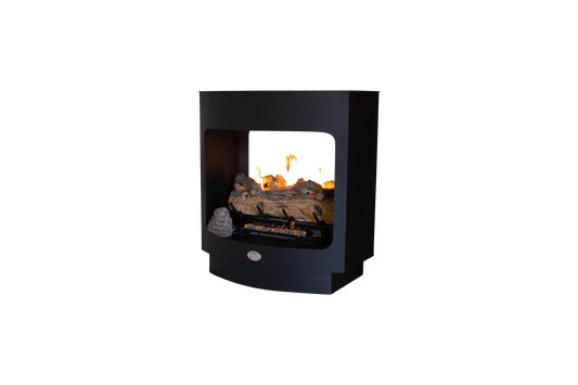 Maluti Gas Firebox Double Sided Freestanding Model 760 with Log Set