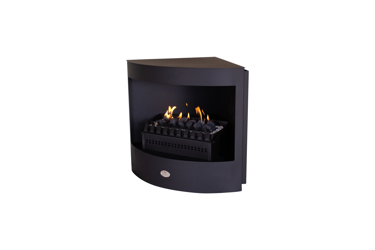Panoramic Gas Firebox Freestanding Model 600 & Coal Gas Grate