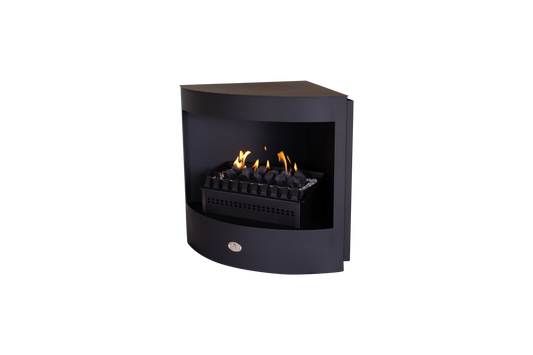Panoramic Gas Firebox Freestanding Model 600 & Coal Gas Grate