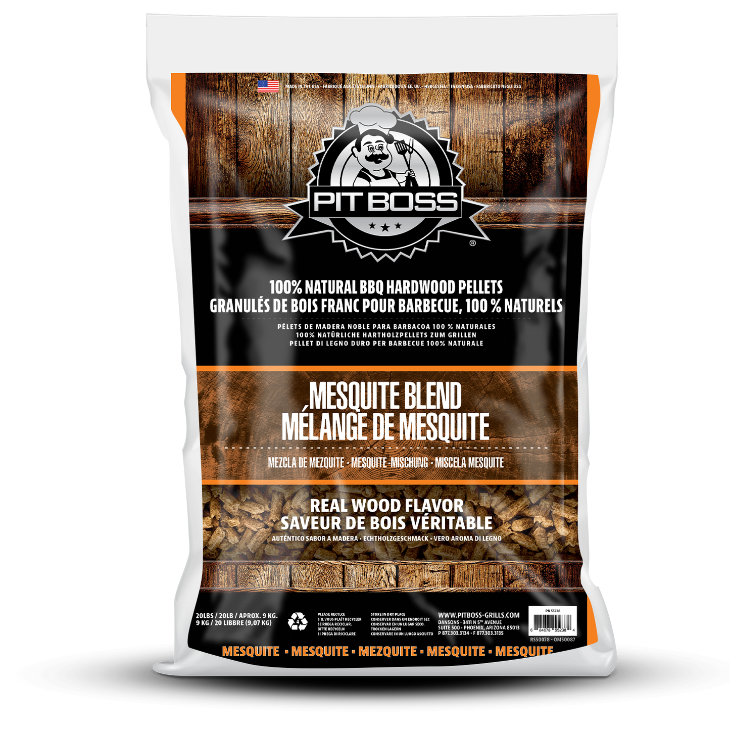 Z-Grills Pit Boss Mesquite Blend Hardwood Pellets