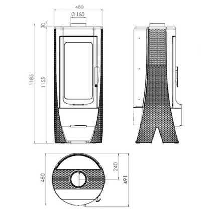 Plamen Nera Fireplace