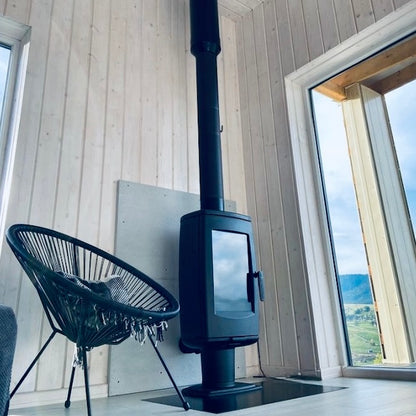 Plamen Aria Black Fireplace