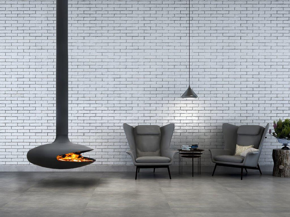 Signi Aero Suspended Fireplace