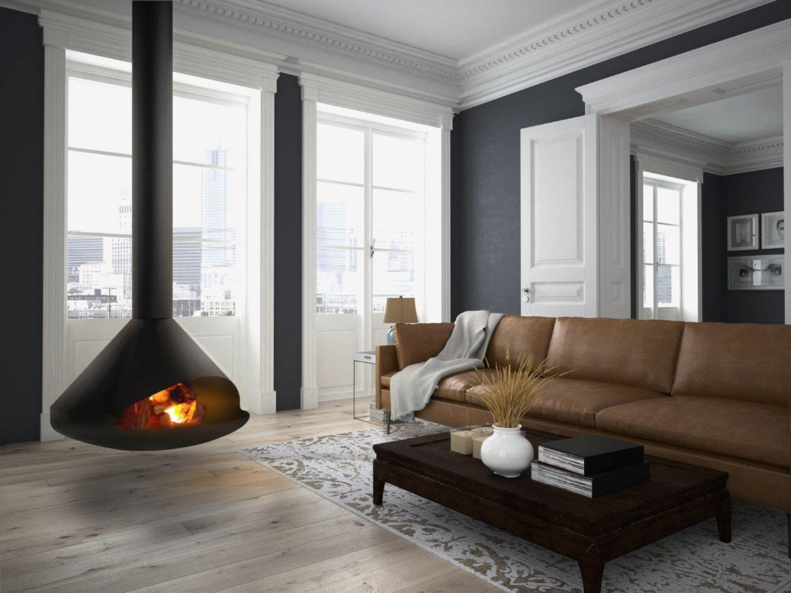 Signi Cone Suspended Fireplace